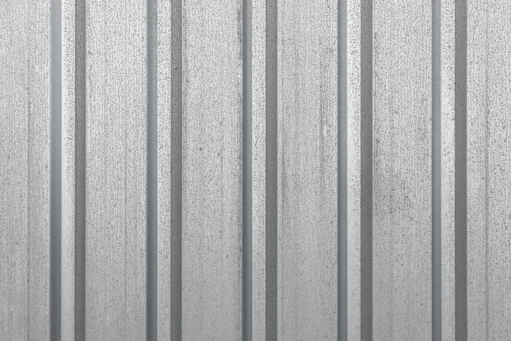 Galvanised iron corrugated sheet